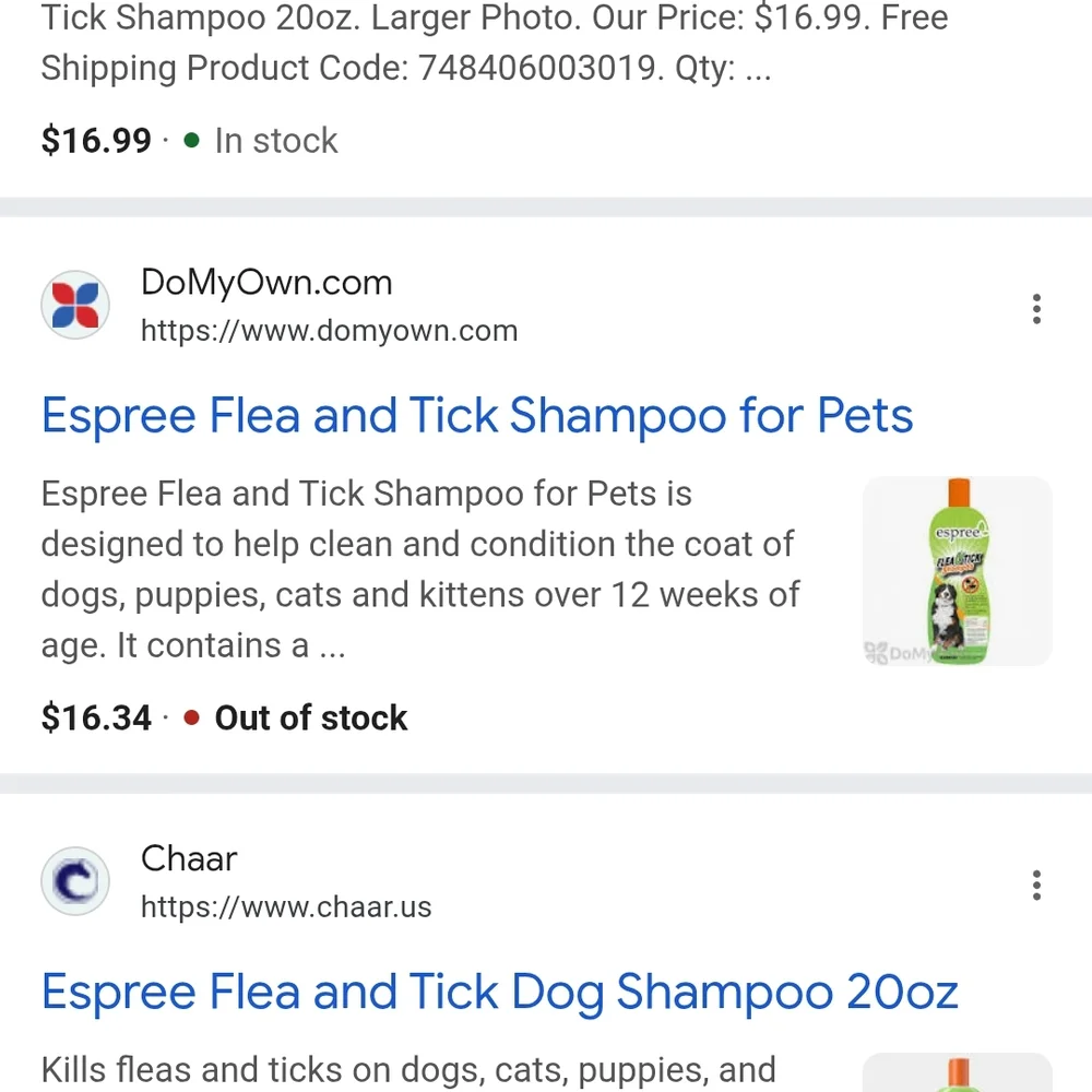 Flea & Tick Dog Shampoo - Green